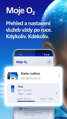 Moje O2 android App screenshot 0