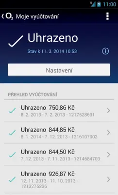 Moje O2 android App screenshot 5